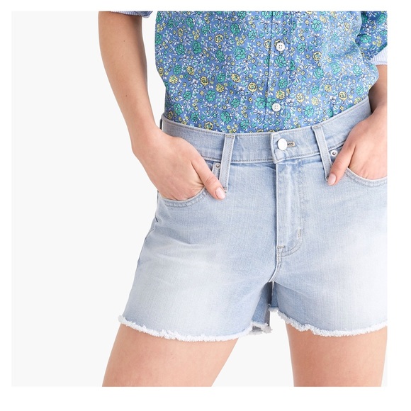 J. Crew High-rise cutoff boy short - Picture 2 of 3